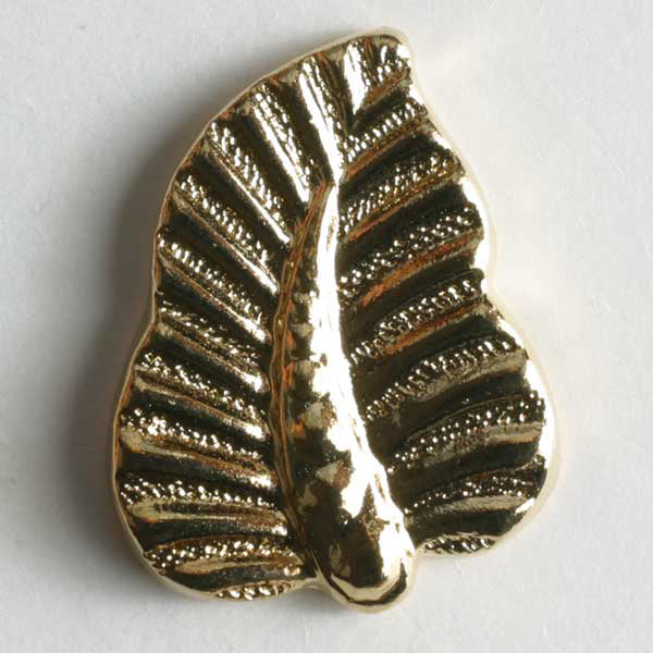 Gold Leaf Shaped Buttons 1681