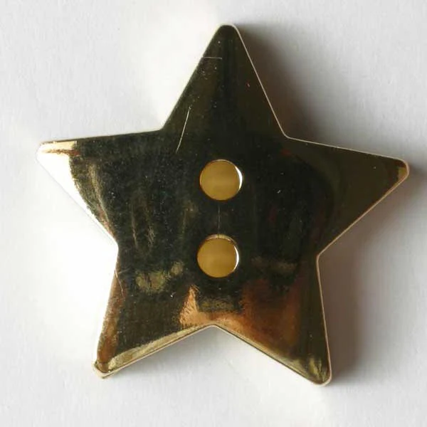 Gold Star Buttons 1667 1668