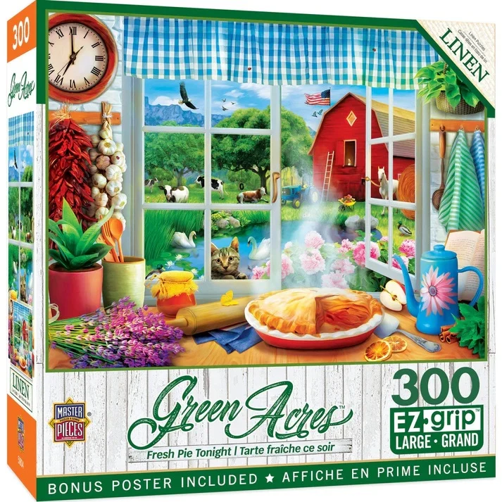 Green Acres - Fresh Pie Tonight 300 Piece EZ Grip Jigsaw Puzzle 32529