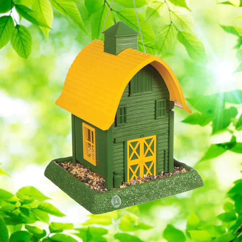 Green Barn Bird Feeder 9096 - Image 3
