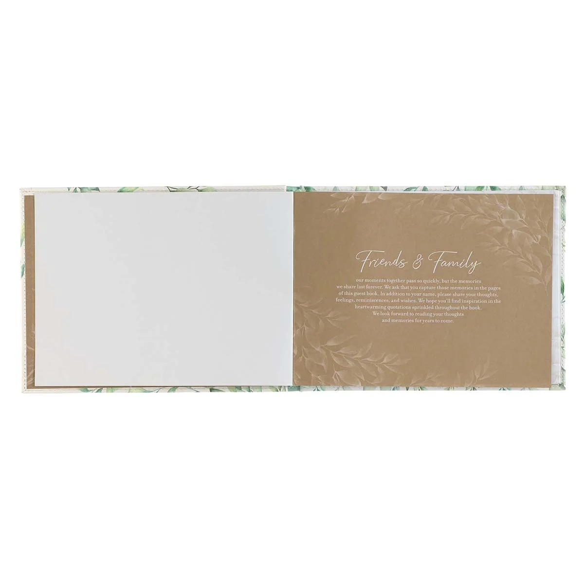 Green Leaves Guest Book GST41 - Image 5