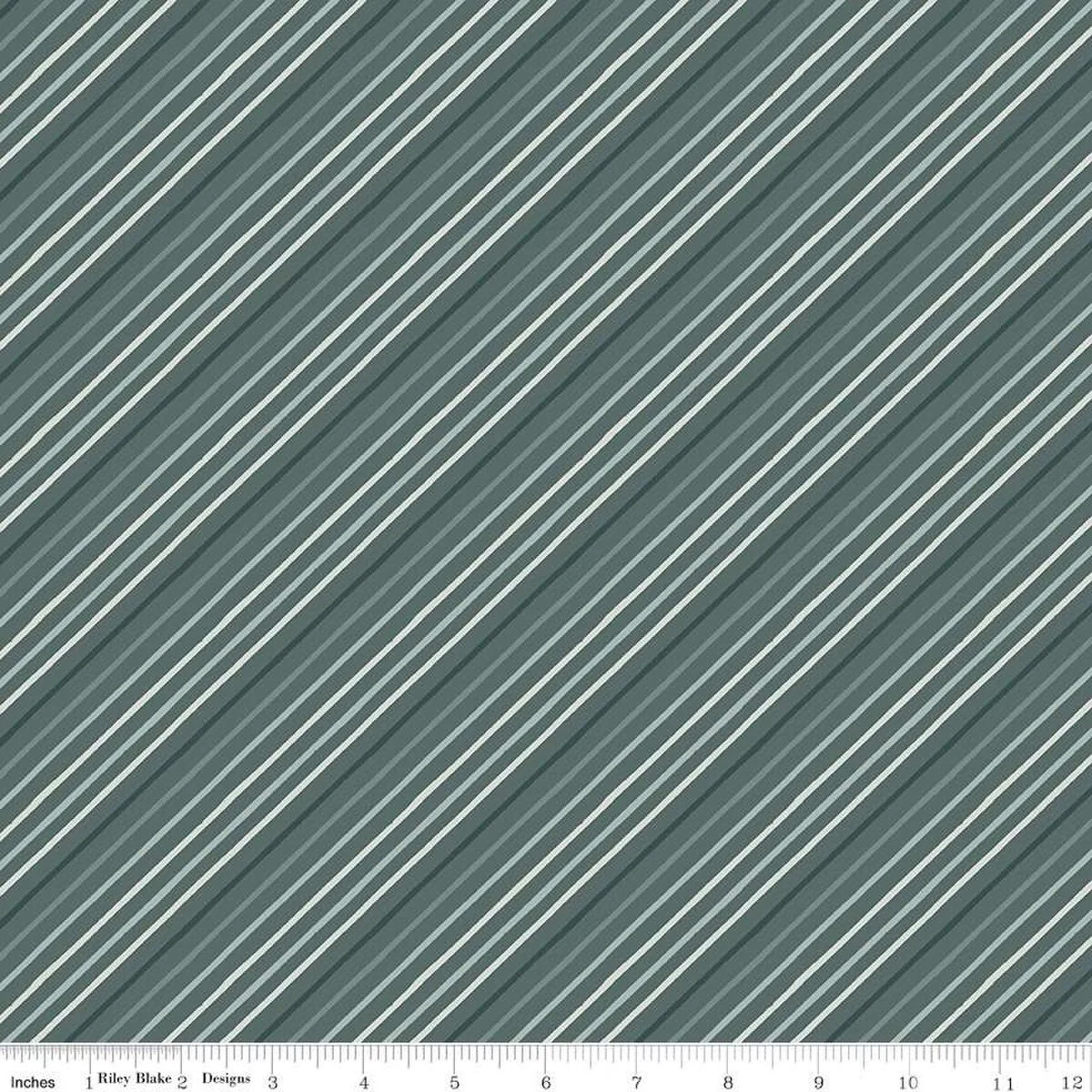 Happy Fall Days Collection Stripes Cotton Fabric C16346 - Image 3