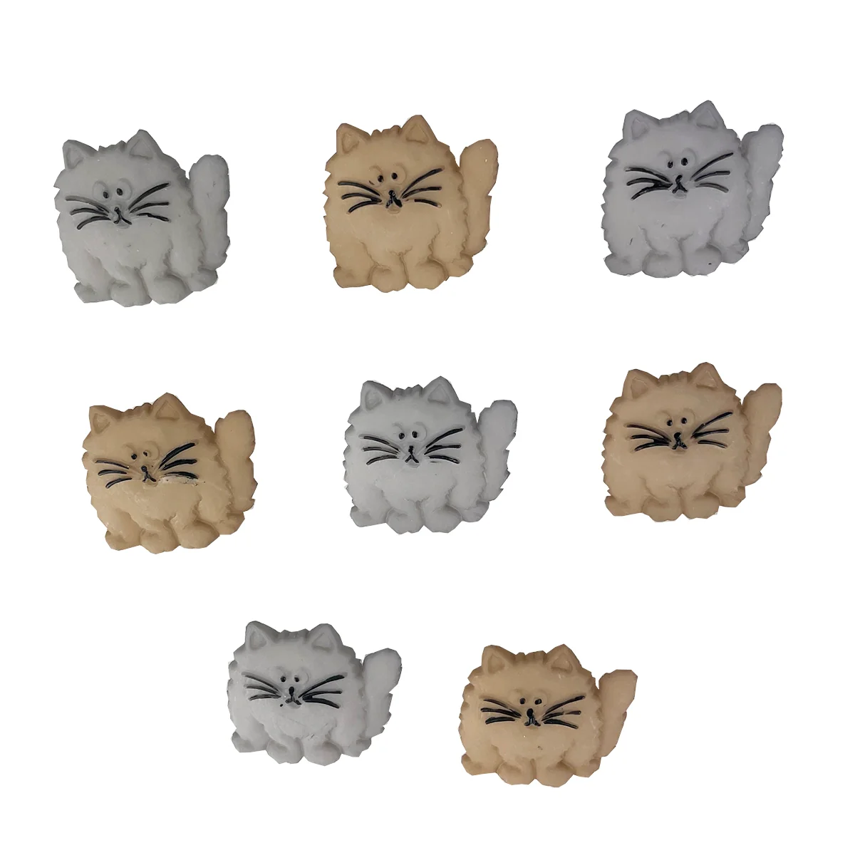 Happy Kitties Buttons 9349