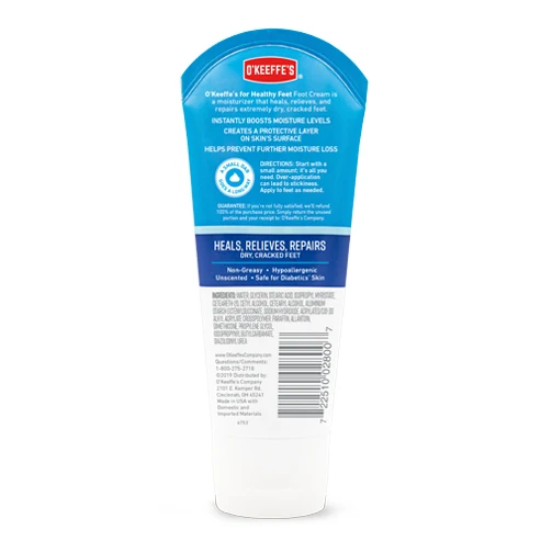 Healthy Feet Foot Cream Tube 3 oz K0280001 - Image 2
