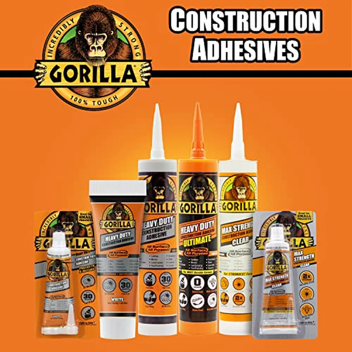 7 oz White Heavy Duty Construction Adhesive - Image 6