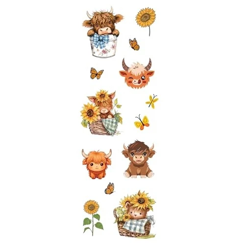Highland Cows Sticker Set 347138 - Image 5