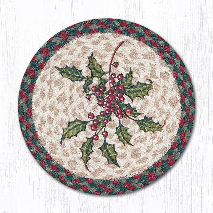 Holiday Braided Coasters IC-508