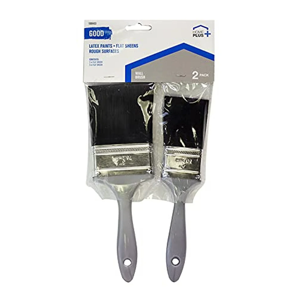Home Plus Good 2 Piece Flat Paint Brush Set