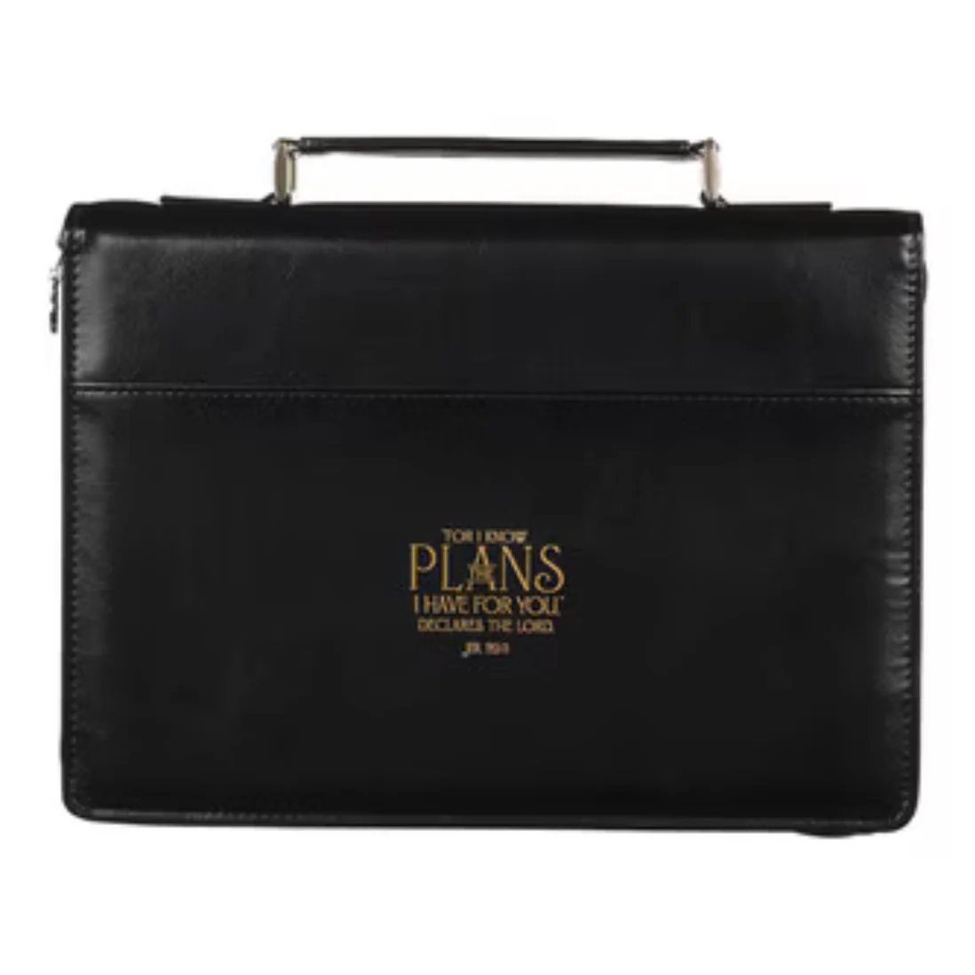 Hope and a Future Botanical Midnight Faux Leather Bible Cover Jeremiah 29:11 BBXL816 - Image 2