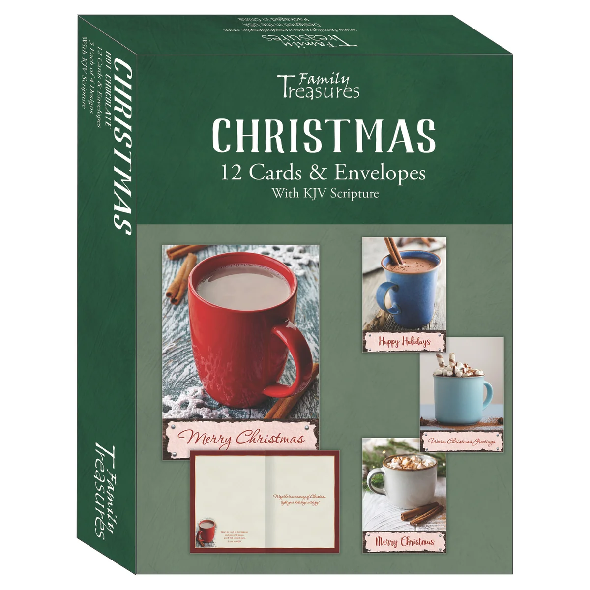 Hot Chocolate Christmas Boxed Cards FT22789