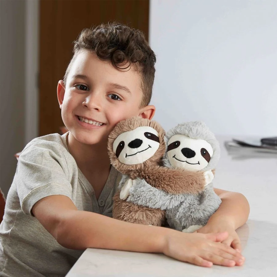 Hugs Sloth Microwavable Soft Plush Toy HUGS-SLO-1 - Image 2