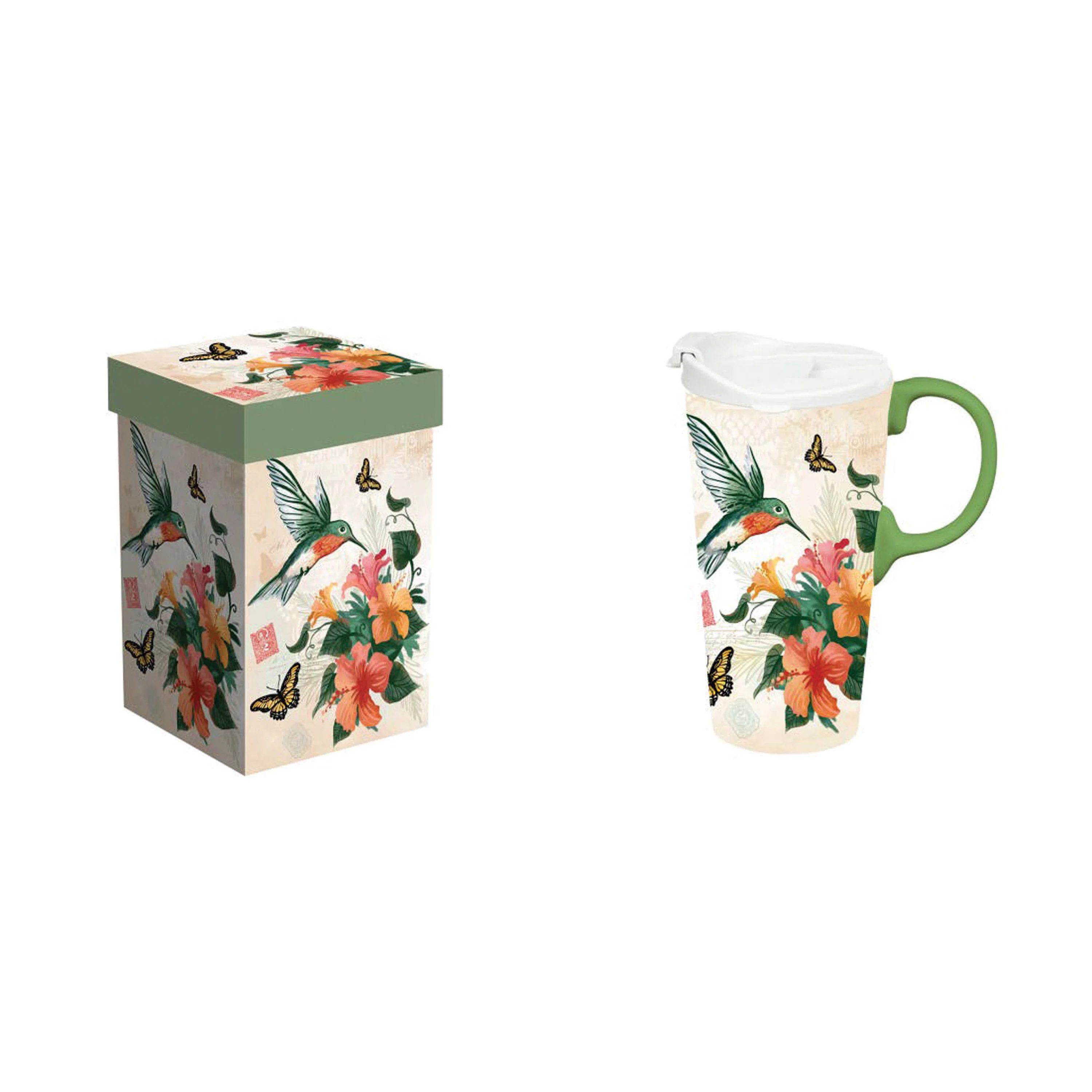 Hummingbird Nectar Ceramic Travel Cup 3CTC10041 - Image 2