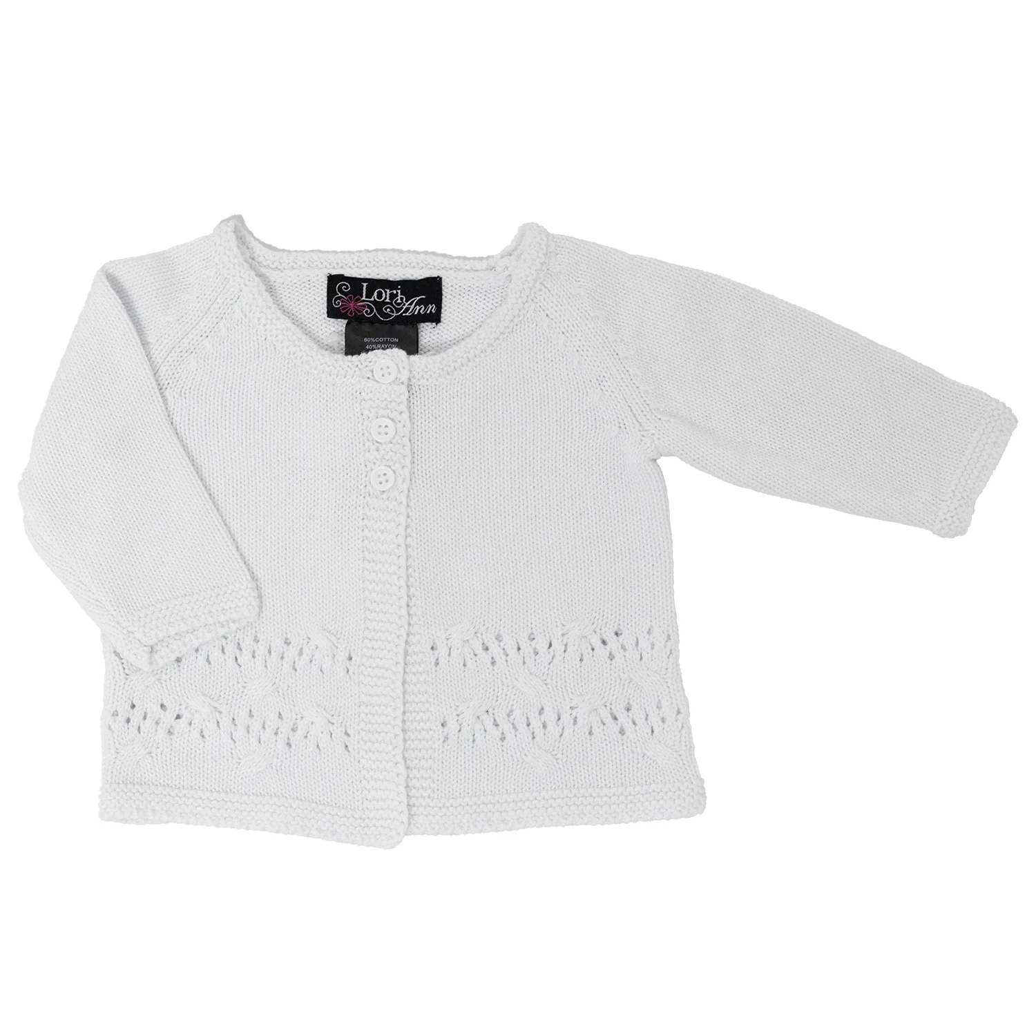 Infant Girls' Eyelet Cardigan 1018