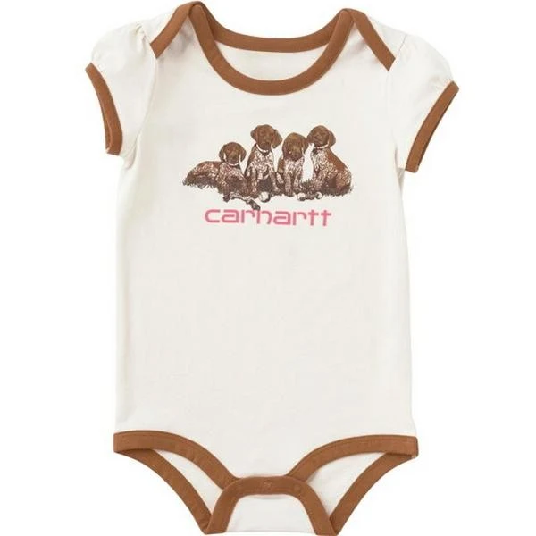 Infant Girls' Puppies Bodysuit CA7189