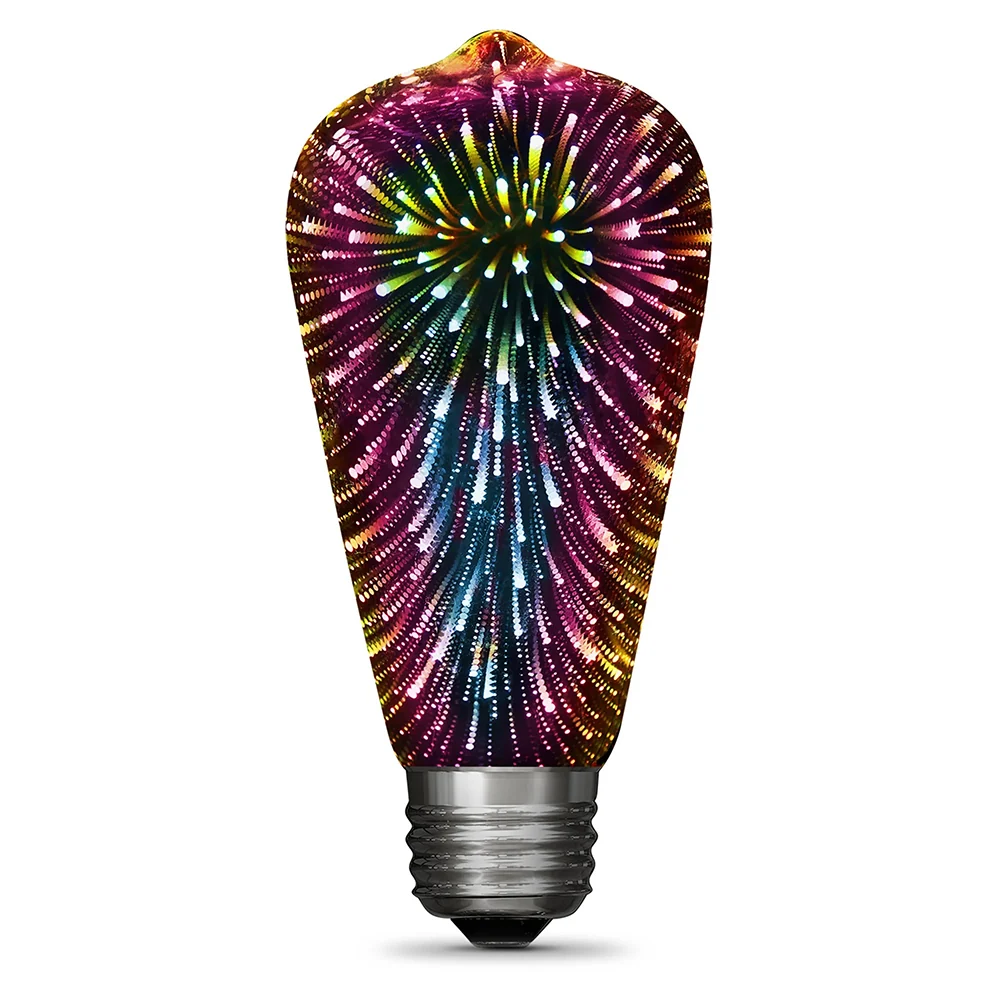 Infinity 3D Fireworks LED Light Bulb ST19/PRISM/LED - Image 3