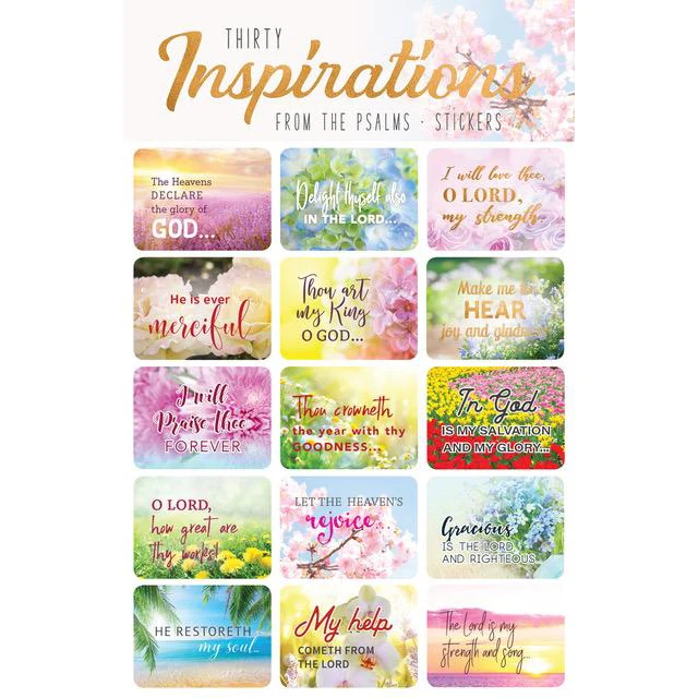 Inspirations From the Psalms Stickers 5072