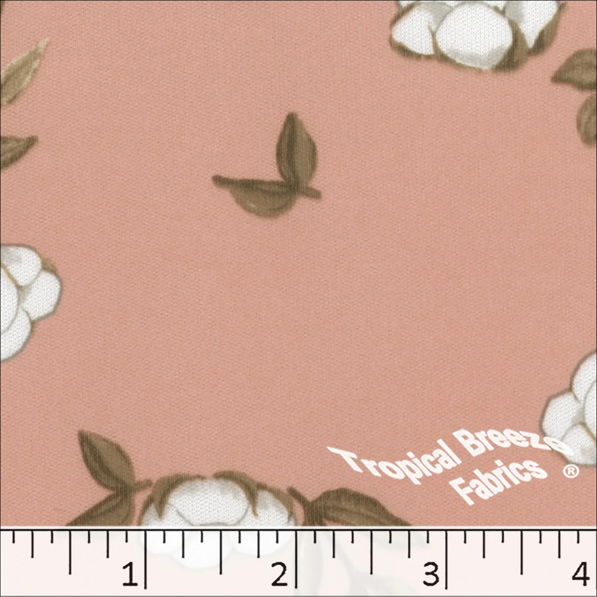 Interlock Knit Floral Print Polyester Fabric 57450 - Image 5