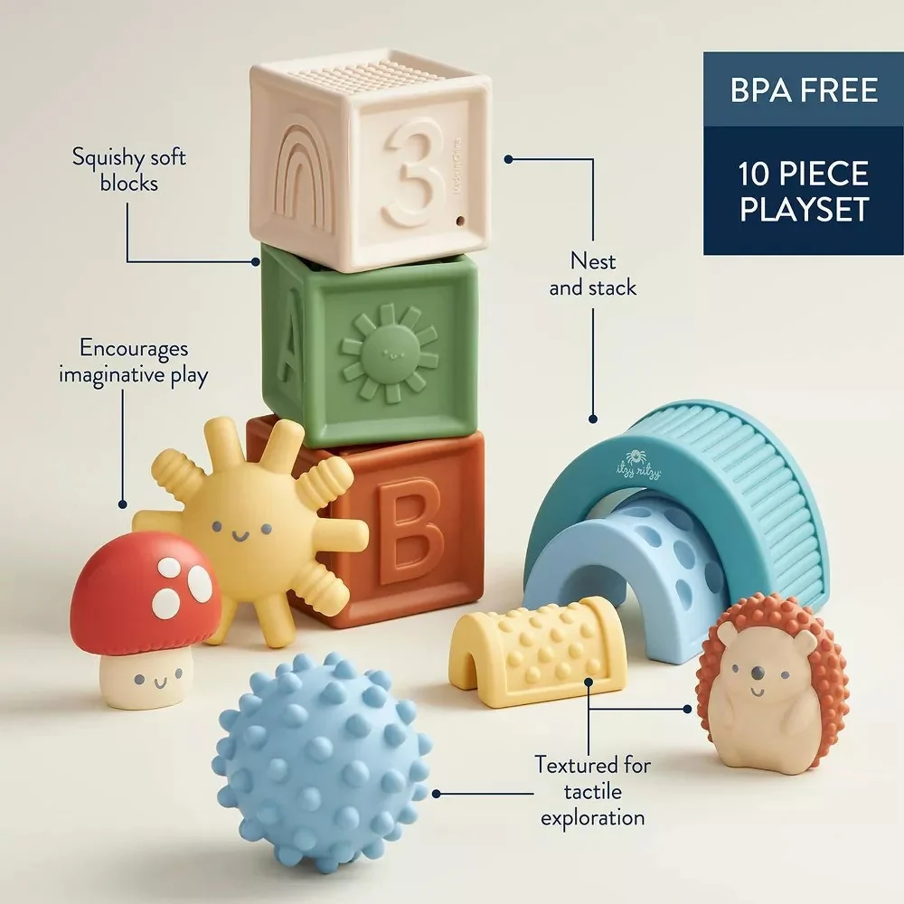 Itzy Sensory Blocks And Toys Set 8532 - Image 2