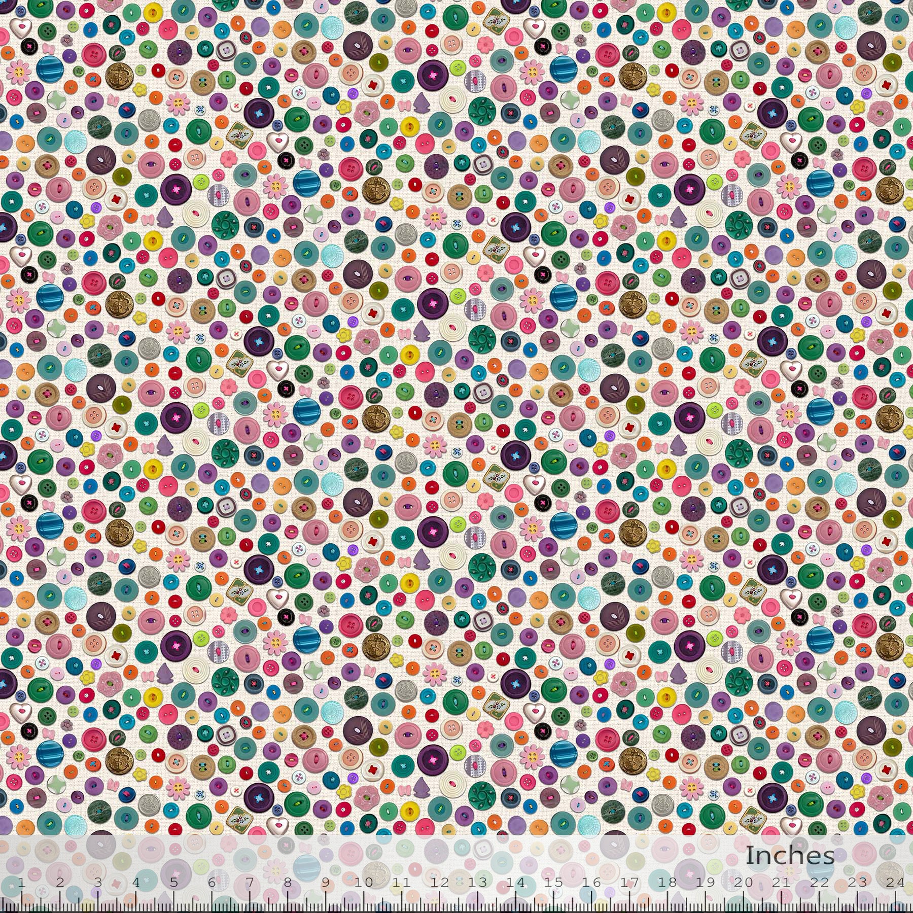 Ive Got A Notion Collection Buttons Fabric DP24541-10