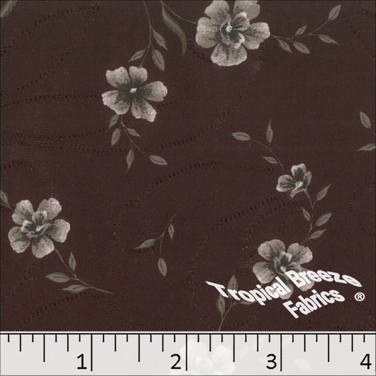 Jacquard Knit Floral Print Fabric 572523 - Image 4