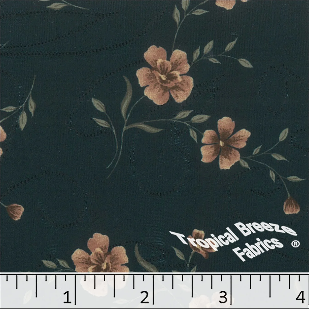 Jacquard Knit Floral Print Fabric 572523 - Image 5