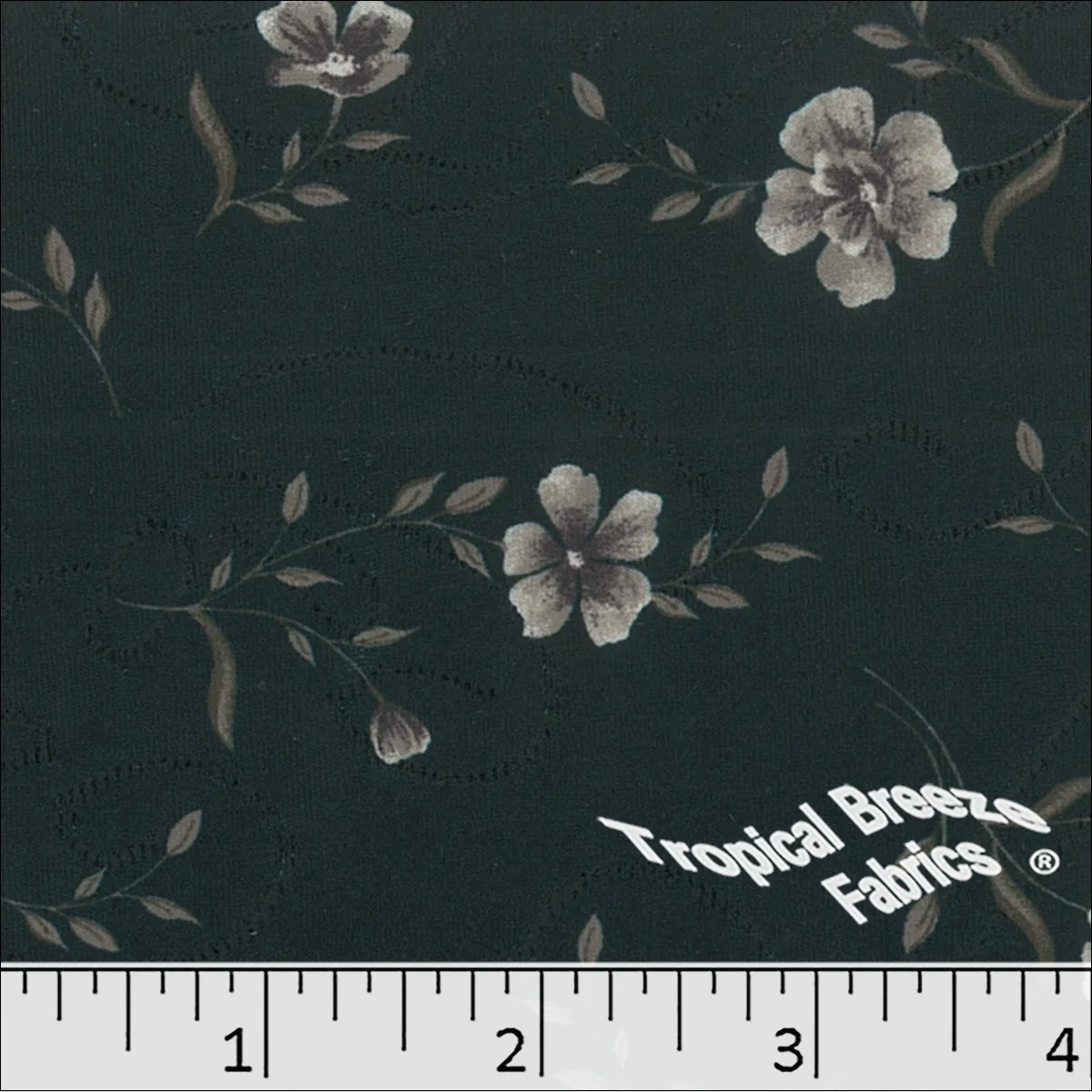 Jacquard Knit Floral Print Fabric 572523 - Image 6