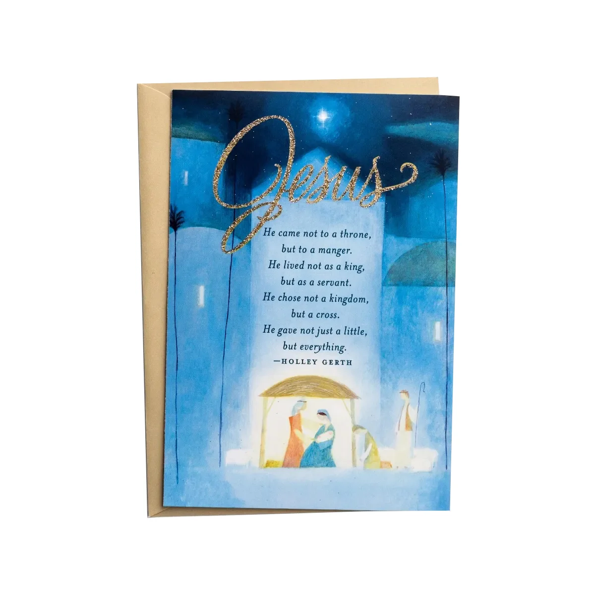 Jesus He Came Not to a Throne Christmas Cards U2389