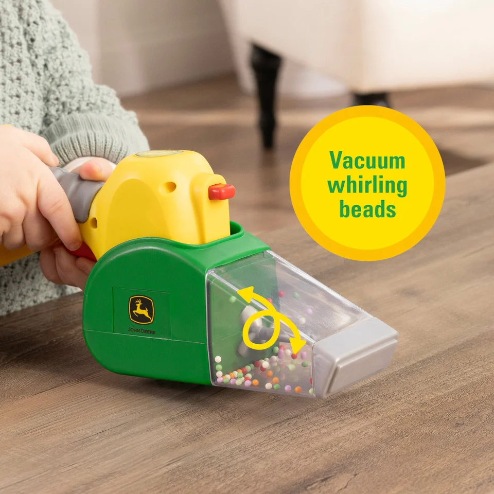 John Deere 2-in-1 Power Tool Toy with Toy Saw and Toy Vacuum 47614 - Image 5