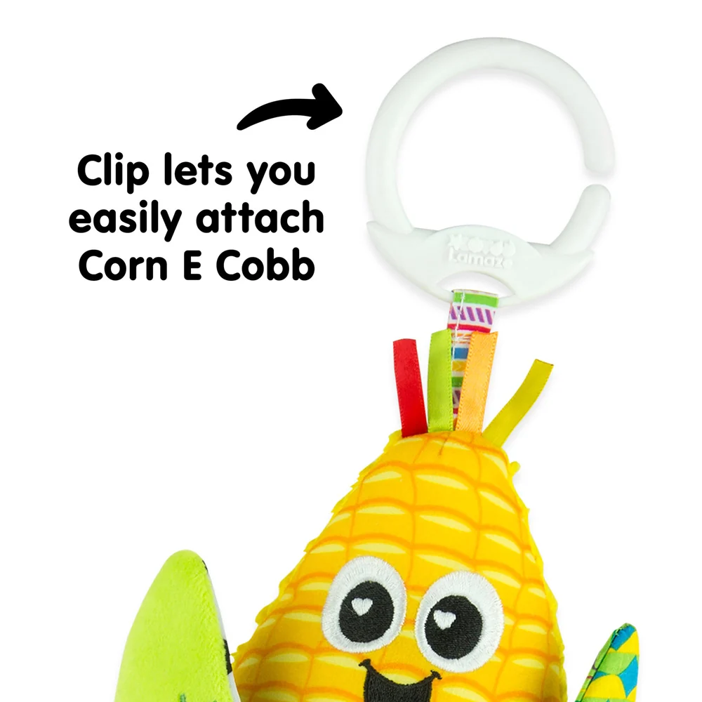 John Deere Clip & Go Corn E. Cobb Baby Toy L27410 - Image 8