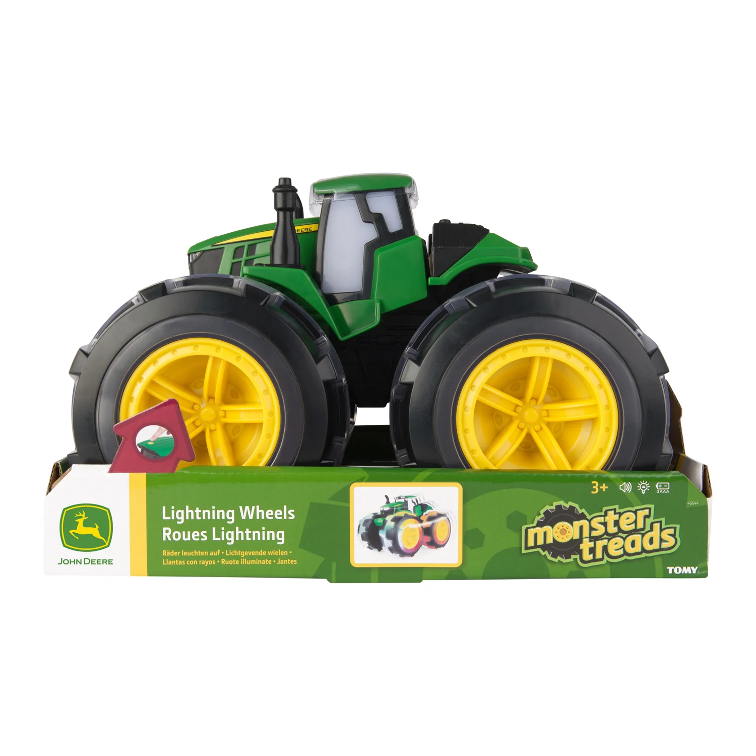 John Deere Monster Treads Tractor with Deluxe Lightning Wheels 46644 - Image 3