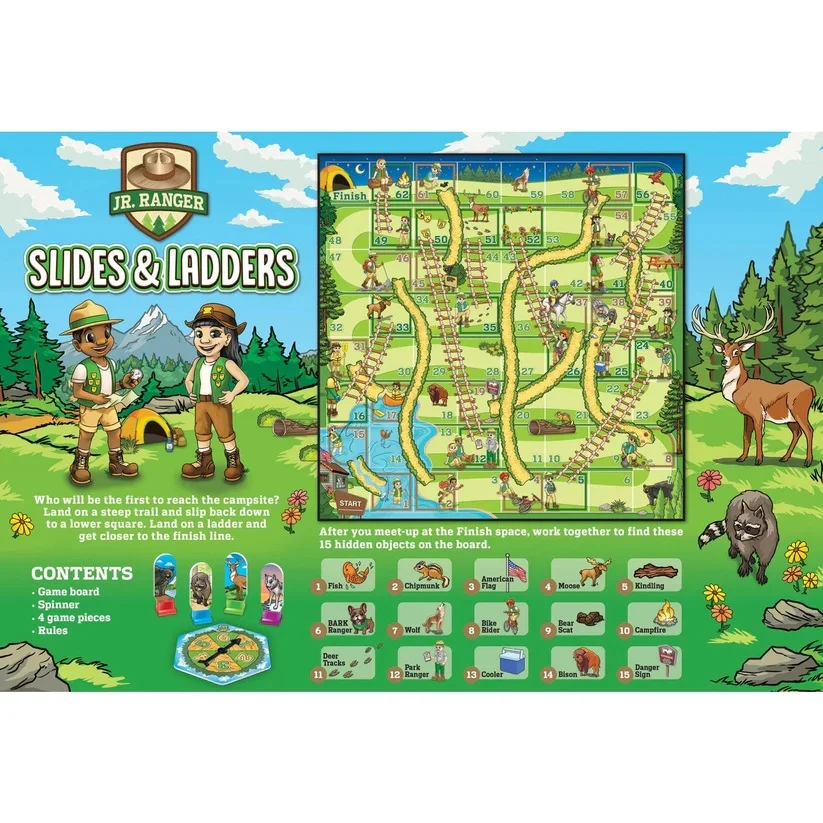 Jr. Ranger - Slides & Ladders Board Game 42509 - Image 2