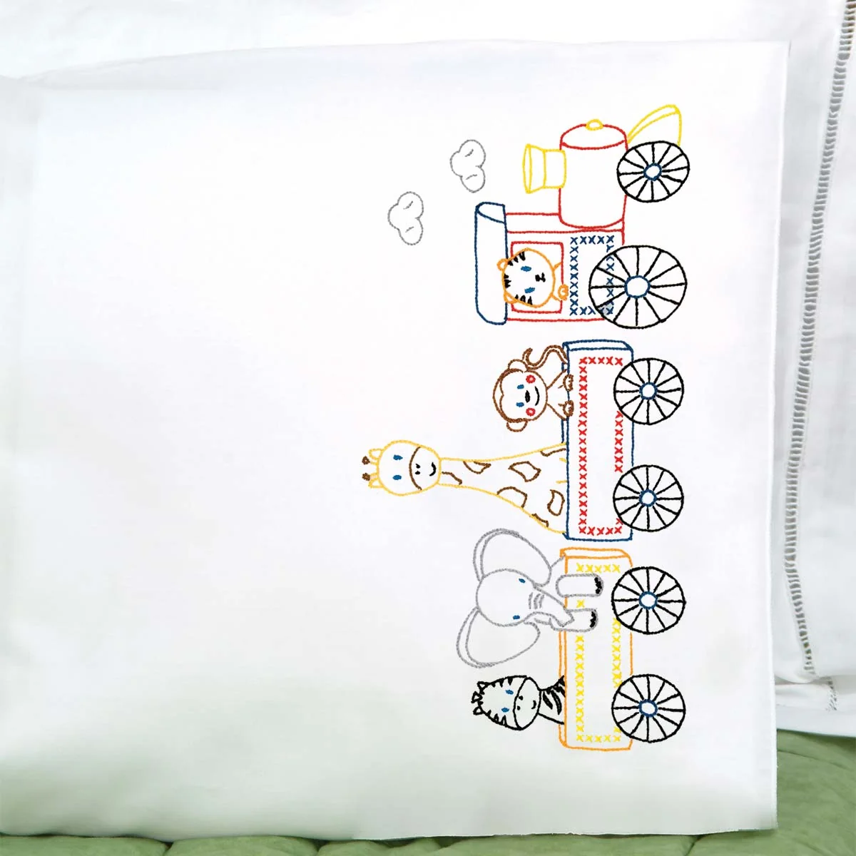 Jungle Train Children's Pillowcase 1605-442