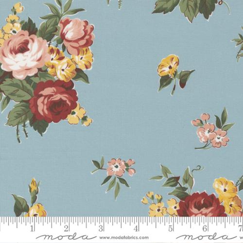 Junk Journal Collection Vintage Flowers Cotton Fabric 7413 - Image 2
