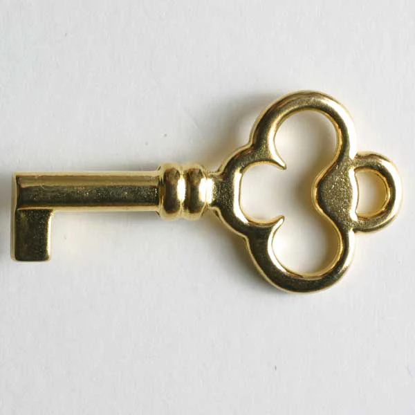 Key 24K Gold Plated Charm 1697