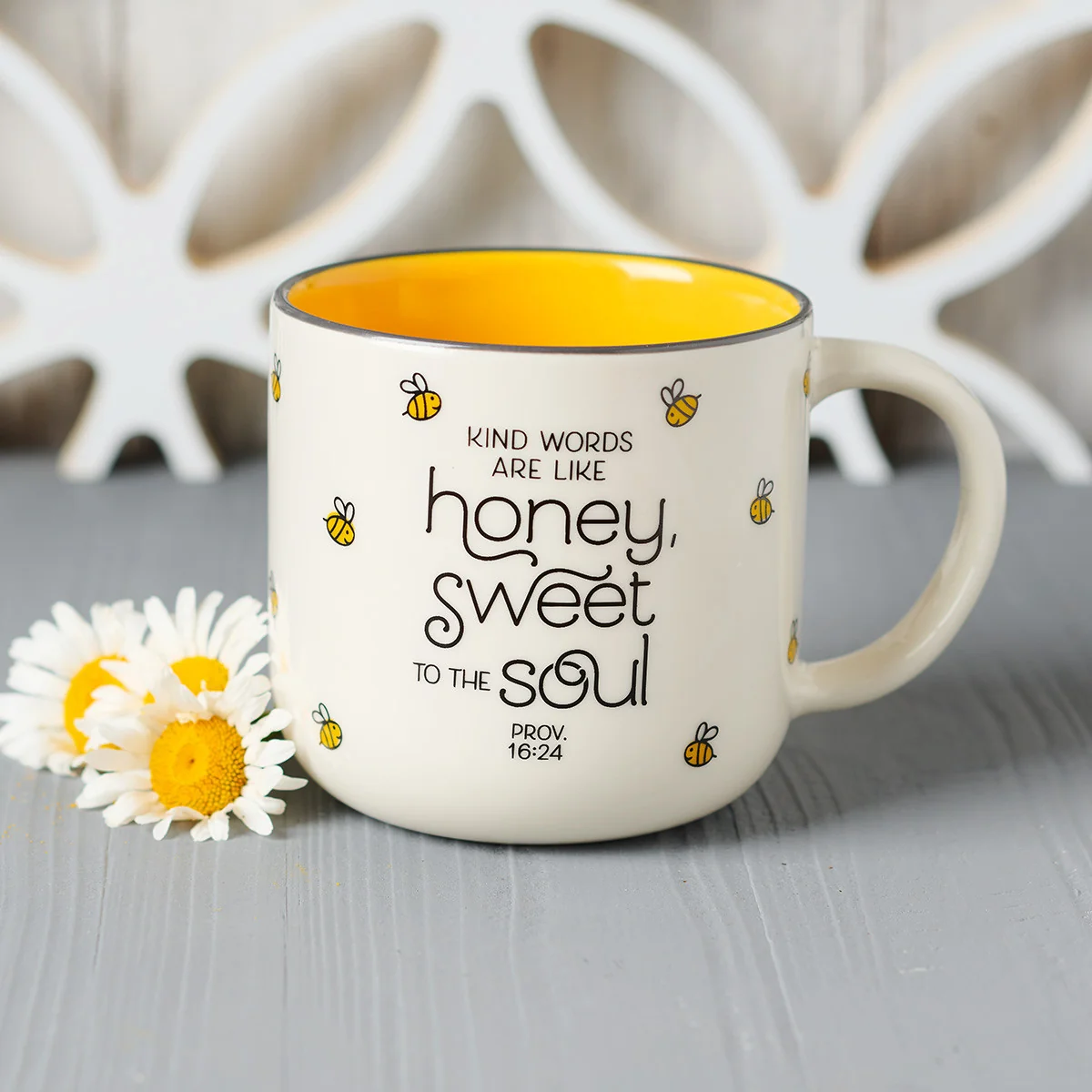 Kind Words Are Like Honey Coffee Mug MUG947 - Image 3