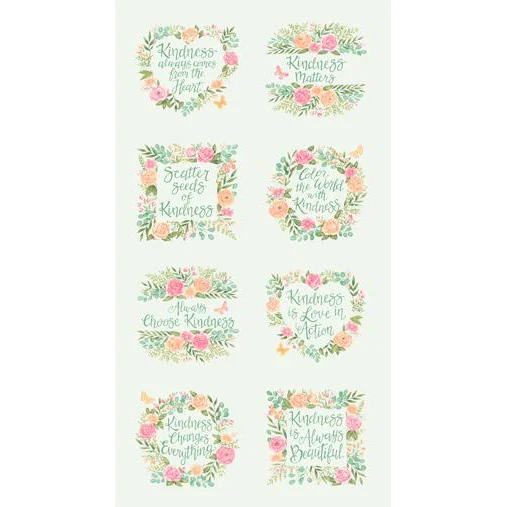 Kindness Collection Cotton Craft Panel 56157 - Image 2