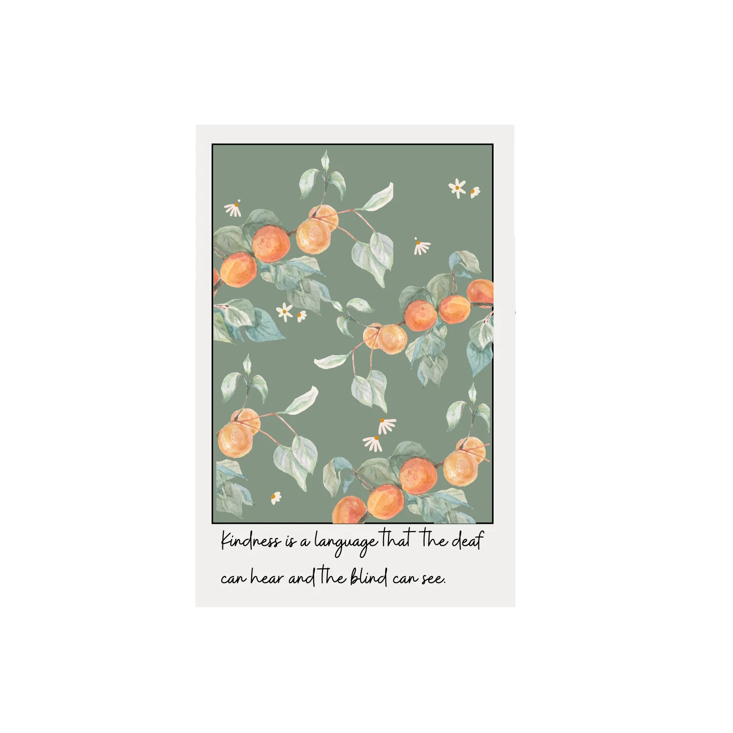 Kindness Fruit Sticker S042