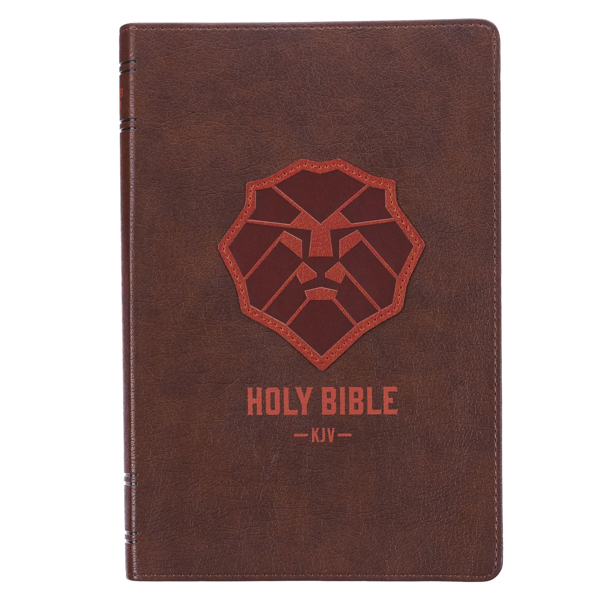 KJV Brown Lion Faux Leather Children's Bible KJV239