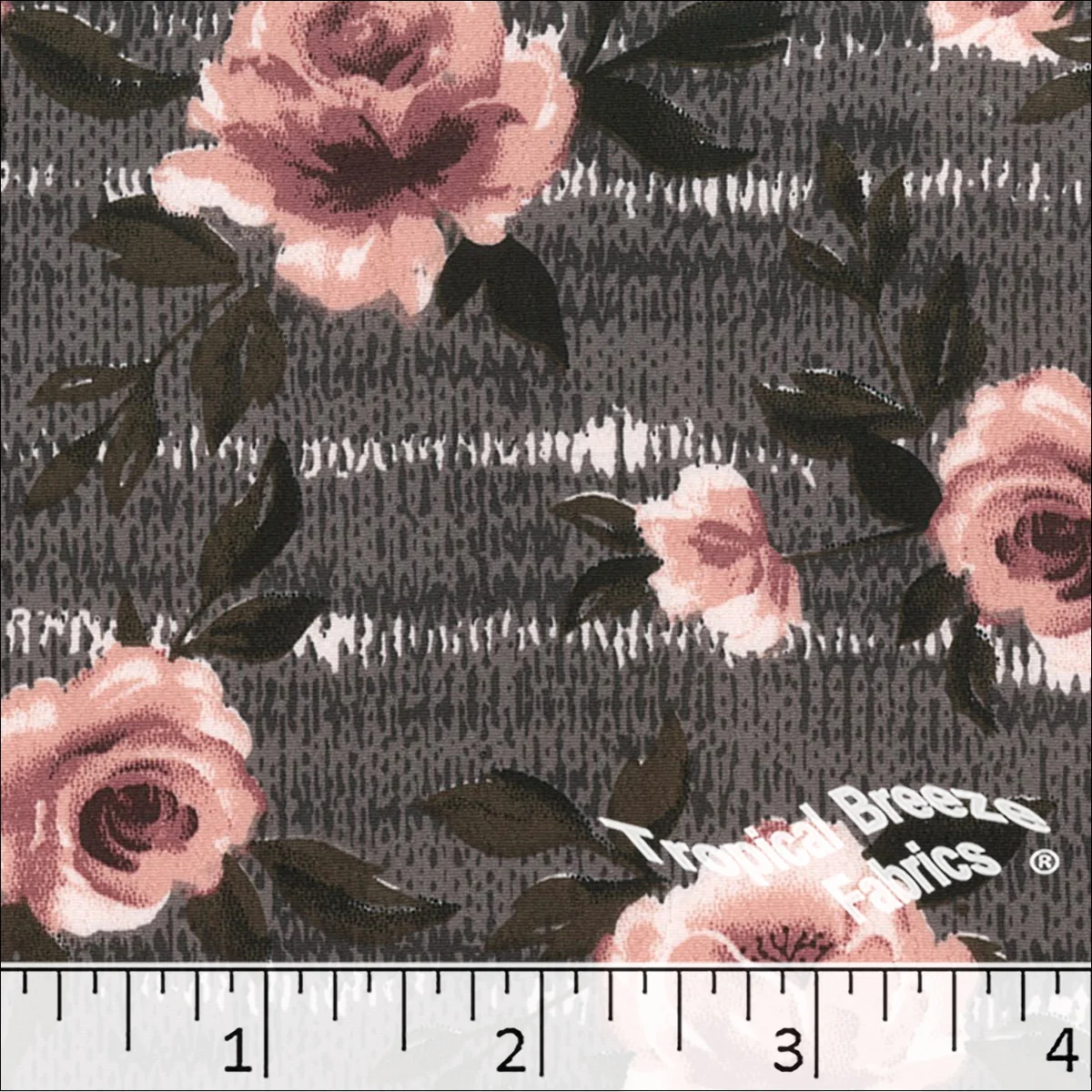 Koshibo Large Floral Print Polyester Fabric 04852 - Image 5