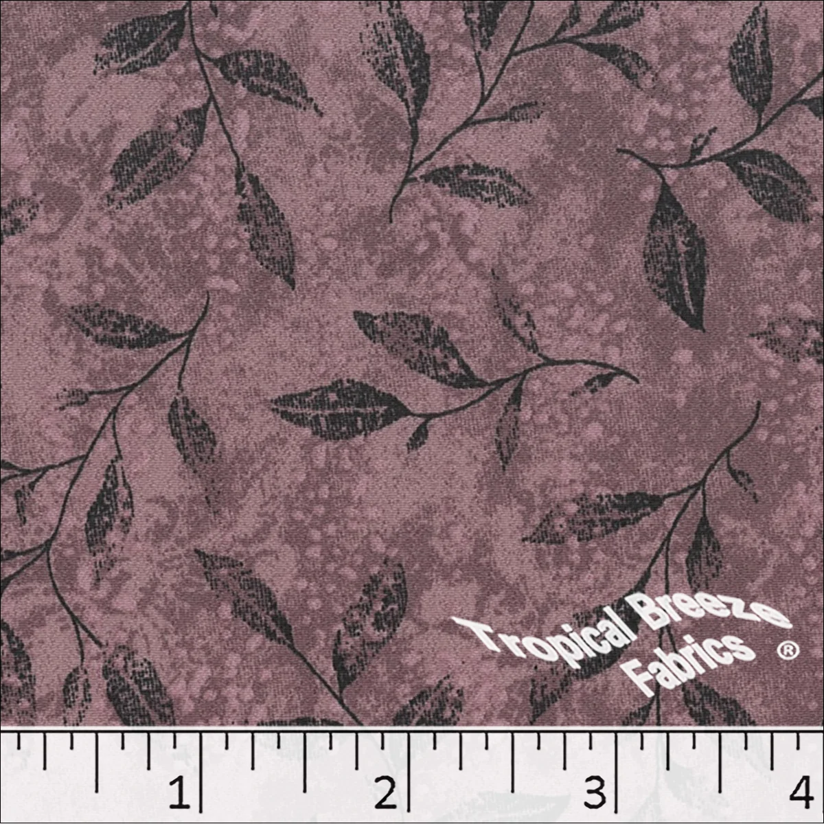 Koshibo Leaf Print Polyester Fabric 048531