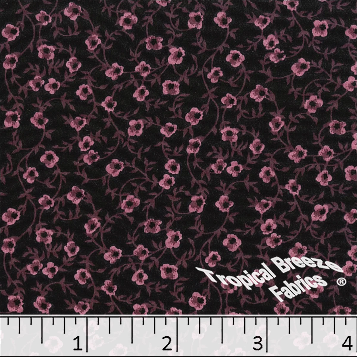Koshibo Tiny Floral Print Polyester Fabric 048420 - Image 2