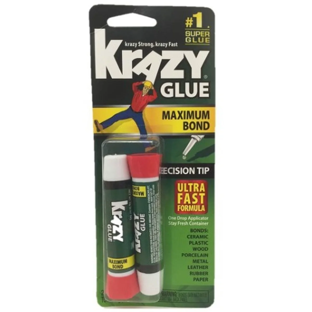 2-Pack Maximum Bond Super Glue 2 Gram