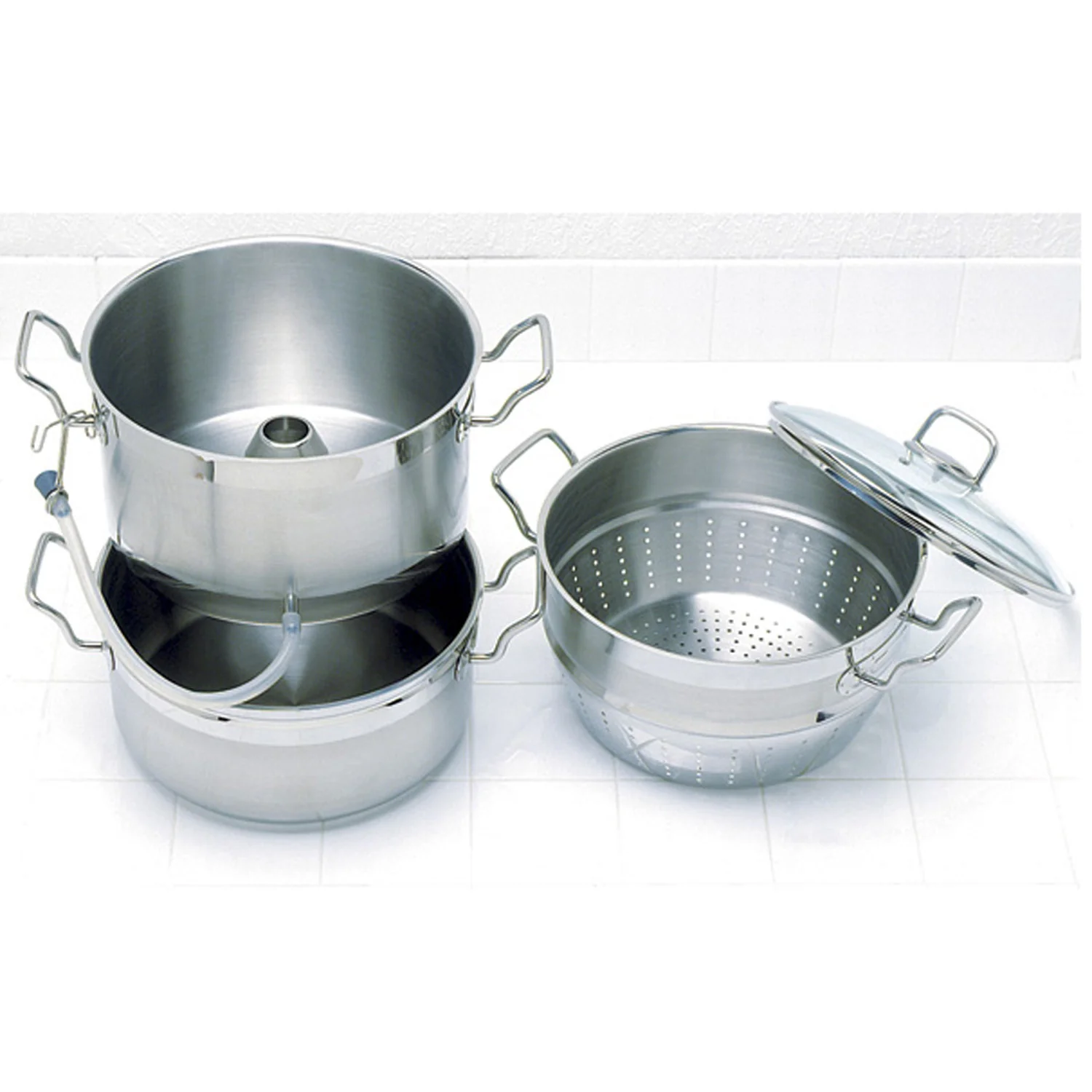Krona Stainless Steel Steamer/ Juicer 624 - Image 3