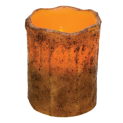 LED Drip Pillar Candles with Timer G84 - Image 3