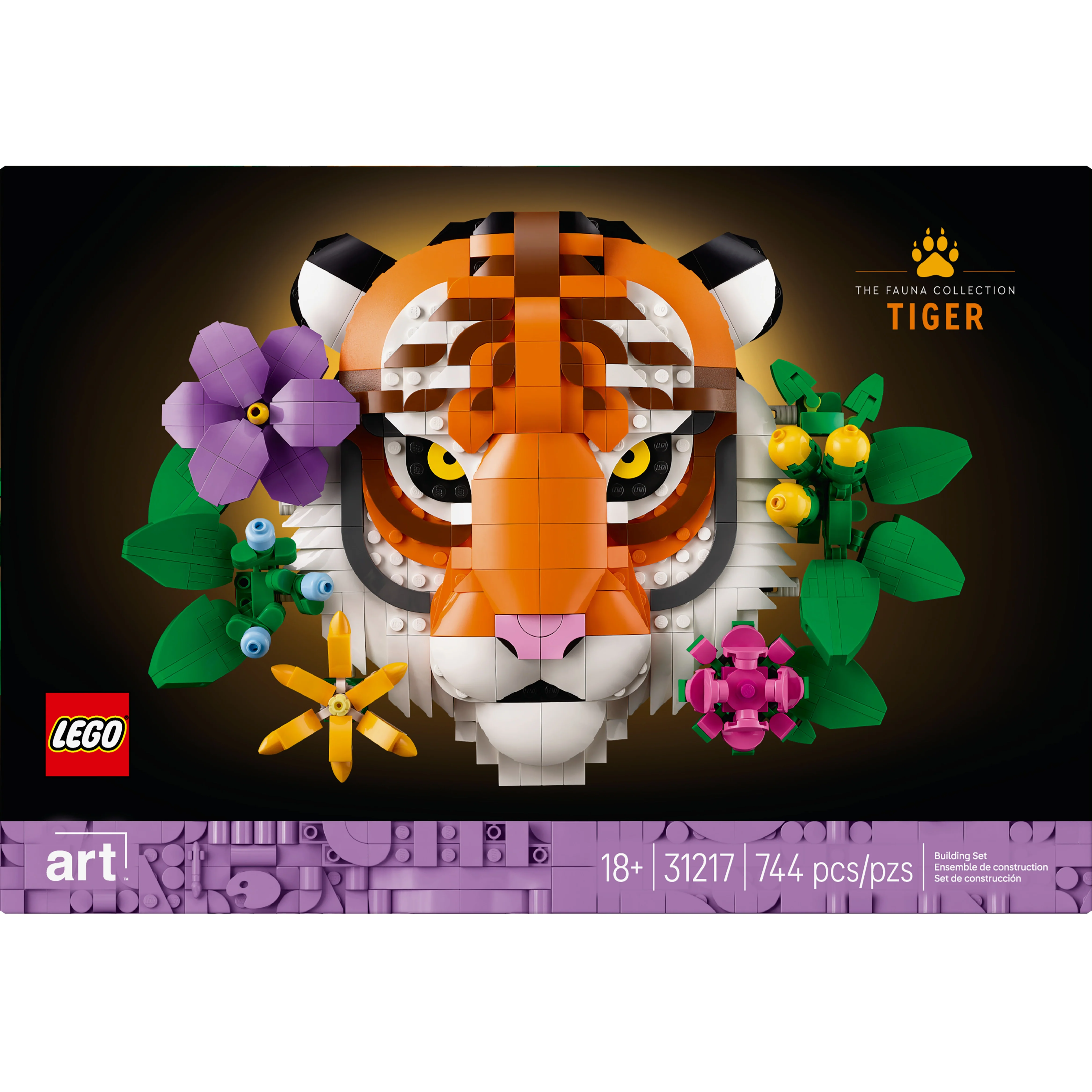 LEGO Art The Fauna Collection - Tiger 31217
