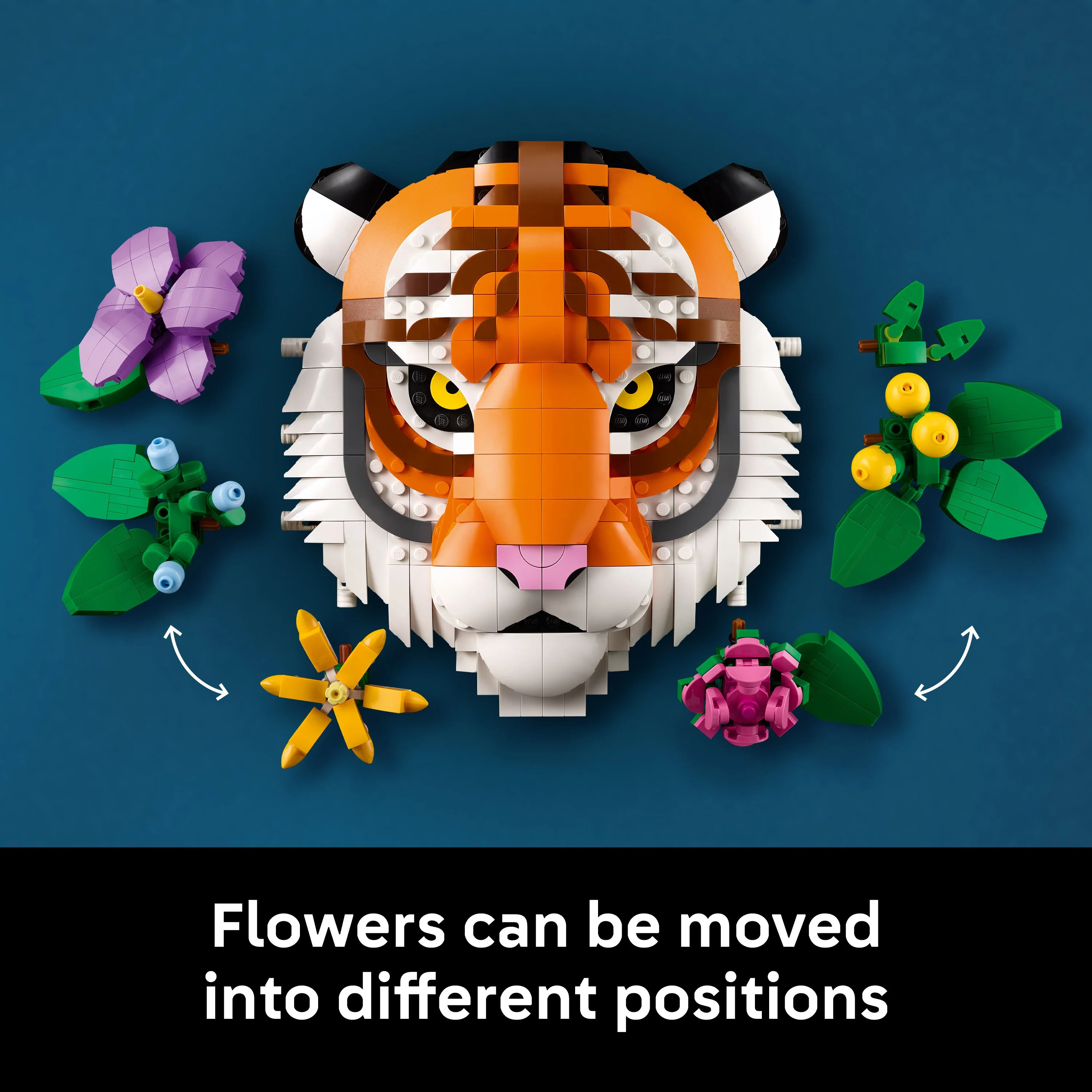 LEGO Art The Fauna Collection - Tiger 31217 - Image 4