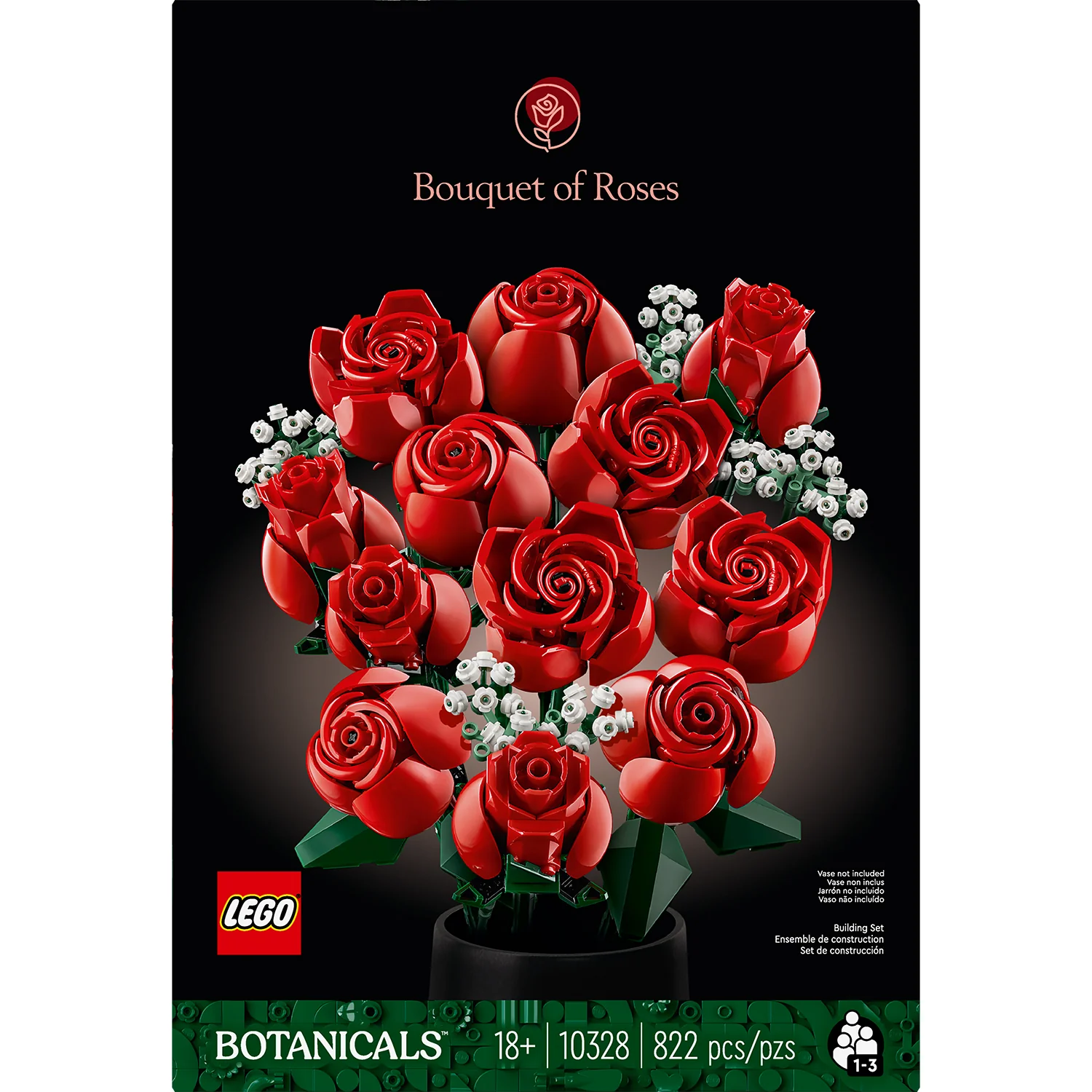 LEGO Botanicals Bouquet of Roses Building Set 10328