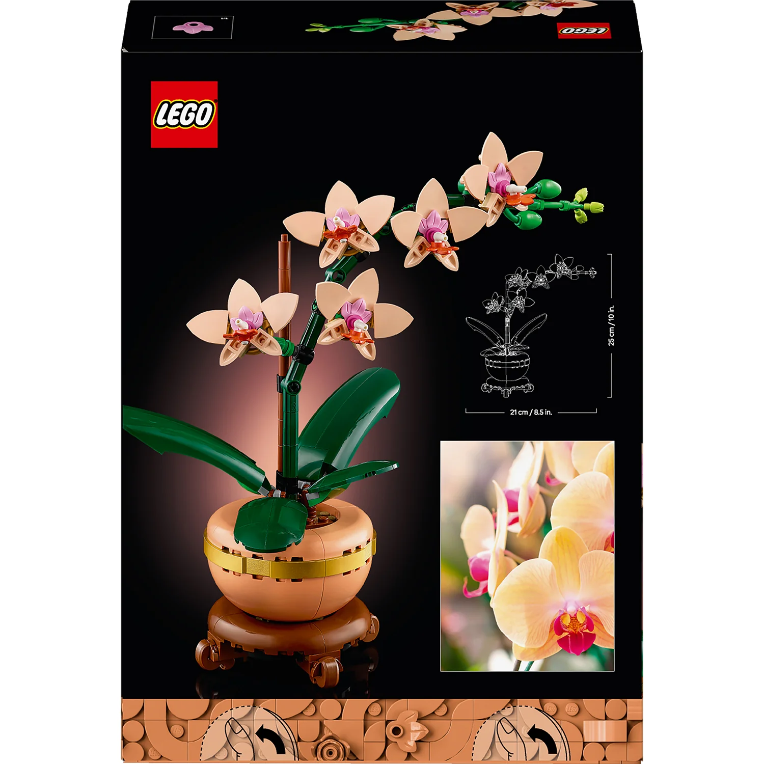 LEGO Botanicals Mini Orchid Building Set 10343 - Image 2