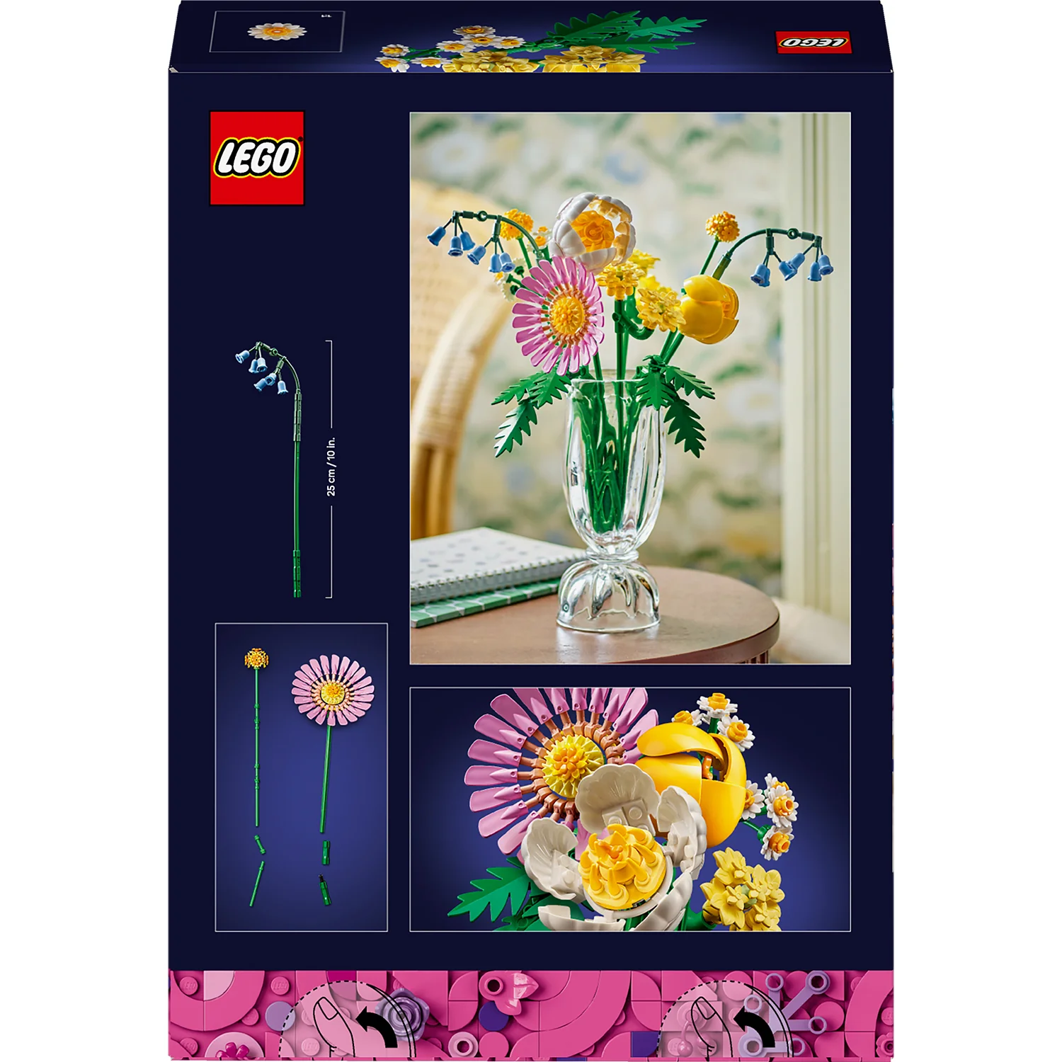 LEGO Botanicals Petite Sunny Bouquet Flower Set 10347 - Image 2