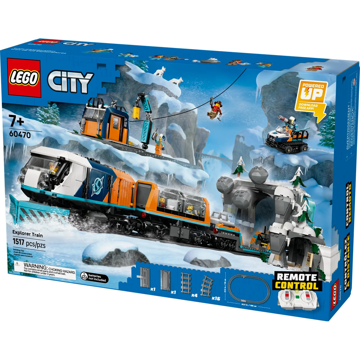 LEGO City Explorers� Arctic Polar Express Train Toy Vehicle Set 60470 - Image 3